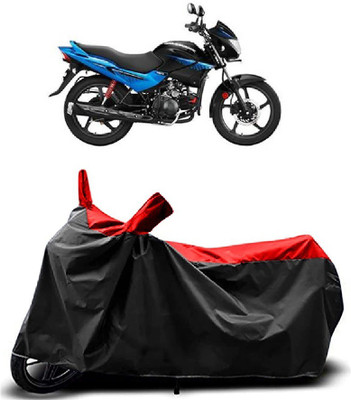MMSSTAR Waterproof Two Wheeler Cover for Hero(New Glamour BS6, Red)