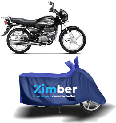 AutoRash Two Wheeler Cover for Hero(Splendor Plus, Blue, Blue)