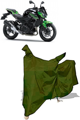 Amexride Two Wheeler Cover for Kawasaki(Z400 BS6, Maroon)