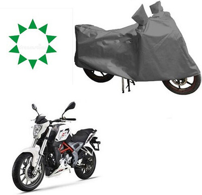 DeepShakshi AUTOMOTIVE Waterproof Two Wheeler Cover for DSK Benelli(TNT 25, Grey)