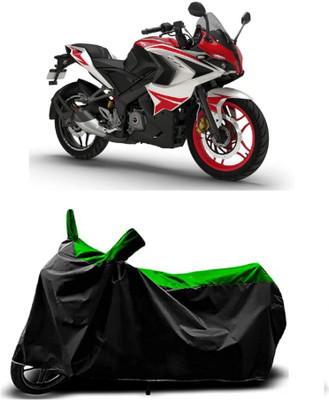 OliverX Waterproof Two Wheeler Cover for Bajaj(Pulsar 200NS FI, Green)