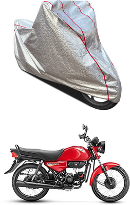 AutoGalaxy Waterproof Two Wheeler Cover for Hero(HF Dawn BS6, Silver)