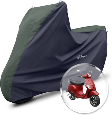 Neodrift Two Wheeler Cover for Vespa(Vespa SXL 125, Green, Black)