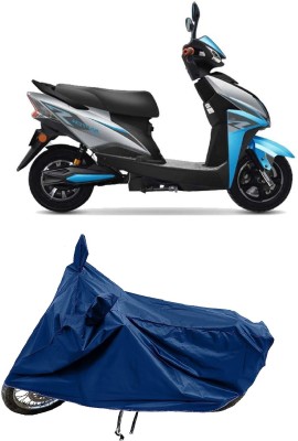 SPECTUS Two Wheeler Cover for Techo Electra(Electra Delux, Blue)