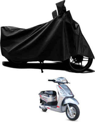 AASHTIK MART Two Wheeler Cover for Hero(Electric NYX e5, Black)