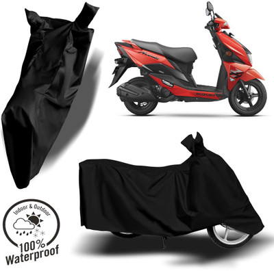 Autoinnovation Waterproof Two Wheeler Cover for Suzuki(Avenis 125, Black)