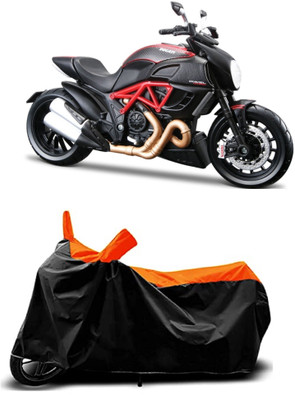VESMEI Two Wheeler Cover for Ducati(Diavel, Orange)