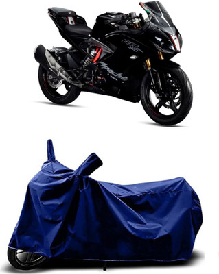 VESMEI Two Wheeler Cover for TVS(Apache RTR 310, Blue)