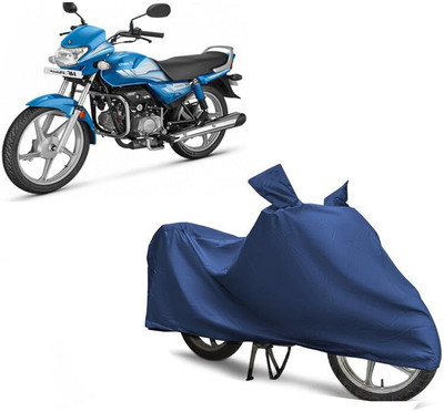 KEDIT Two Wheeler Cover for Hero(HF Deluxe i3s, Blue)