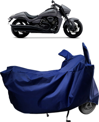Amexride Two Wheeler Cover for Kinetic(Boss, Blue)