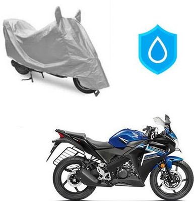 DeepShakshi AUTOMOTIVE Waterproof Two Wheeler Cover for Honda(CBR 150R, Silver)