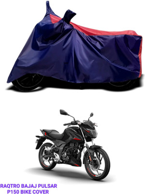RAQTRO Waterproof Two Wheeler Cover for Bajaj(Blue, Red)
