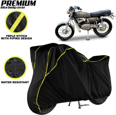kerwa Waterproof Two Wheeler Cover for Yamaha(RX 100, Black, Yellow)