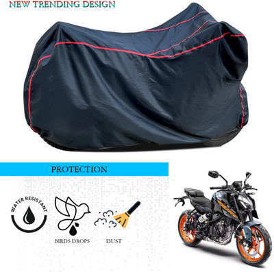 ANTHUB Waterproof Two Wheeler Cover for KTM(250 Duke, Black)