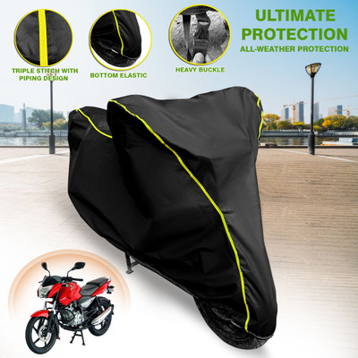 AUTOBIRSA Waterproof Two Wheeler Cover for Yamaha(YZF R15 S, Black)