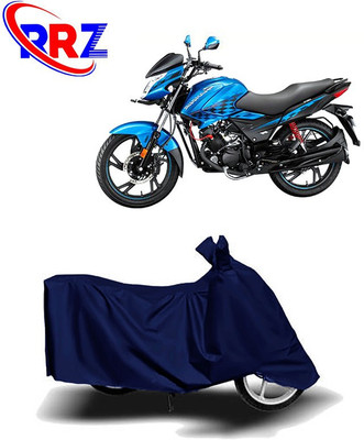 RRZ Waterproof Two Wheeler Cover for Hero(Glamour FI, Blue)