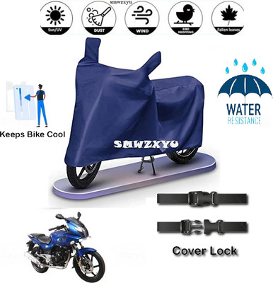 smwzxyu Waterproof Two Wheeler Cover for Bajaj(Pulsar 220F, Blue)