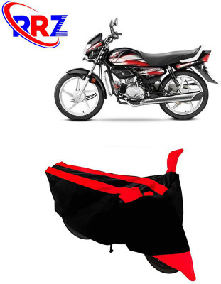 AutoGalaxy Waterproof Two Wheeler Cover for Hero(MotoCorp HF Deluxe, Black, Red)