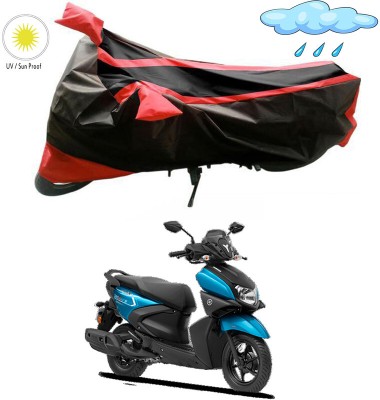 Ascension Two Wheeler Cover for Yamaha(Ray-ZR 125FI, Red, Black)