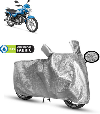 PAGORA Waterproof Two Wheeler Cover for Hero(HF Deluxe, Silver)