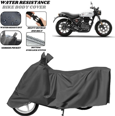 SRP PRODUCT Waterproof Two Wheeler Cover for Royal Enfield(Hunter 350, Grey)