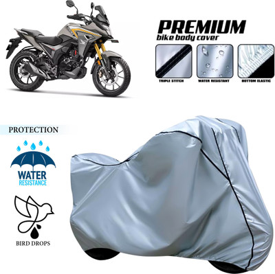 GOSHIV-car and bike accessories Waterproof Two Wheeler Cover for Honda(CBR 250R, Silver)