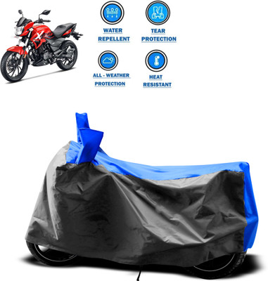 DeepShakshi AUTOMOTIVE Two Wheeler Cover for Hero(Xtreme 200R, Grey, Blue)