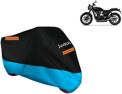 Juvdoxj Waterproof Two Wheeler Cover for Triumph(Street Twin, Blue)