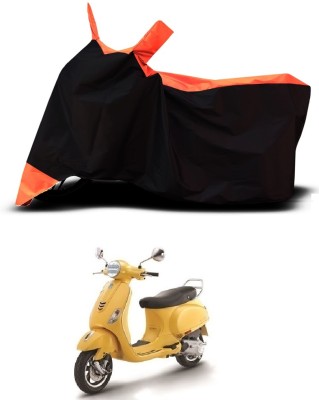 VESMEI Two Wheeler Cover for Vespa(VXL 150 BS6, Orange)