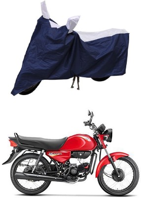 Furious3D Two Wheeler Cover for Hero(HF Dawn, Blue, White)