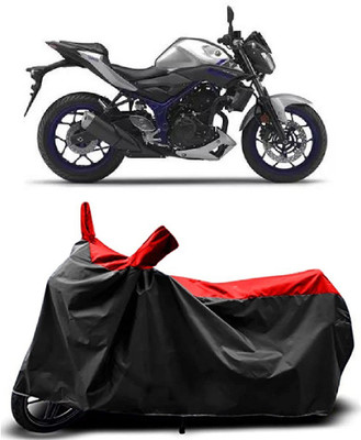 MMSSTAR Waterproof Two Wheeler Cover for Yamaha(MT-03, Red)