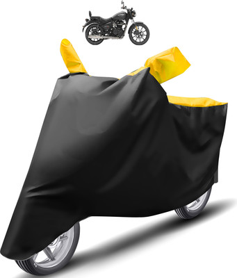 Caronix Two Wheeler Cover for Royal Enfield(Meteor 350, Yellow)