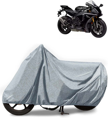 Kingsway Waterproof Two Wheeler Cover for Yamaha(YZF-R1, Silver)