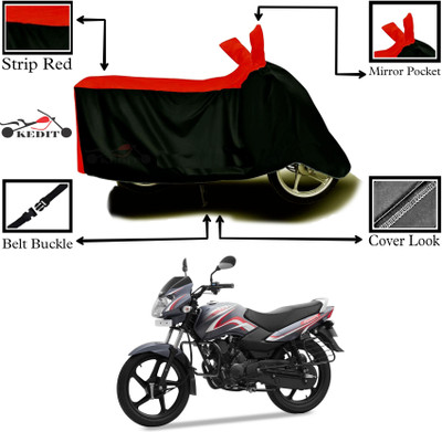 AASHTIK MART Two Wheeler Cover for TVS(Sport KS, Red, Black)