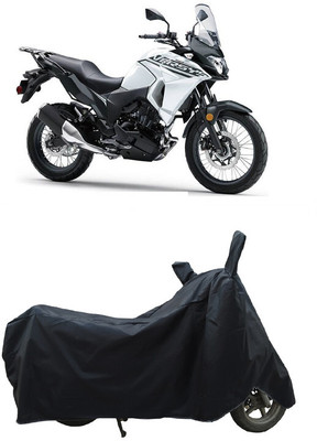 Coxtor Waterproof Two Wheeler Cover for Kawasaki(Versys X 300, Black)