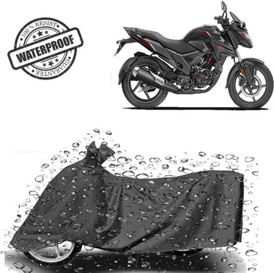 ROYAL AUTO MART Waterproof Two Wheeler Cover for Honda(X-Blade, Grey)