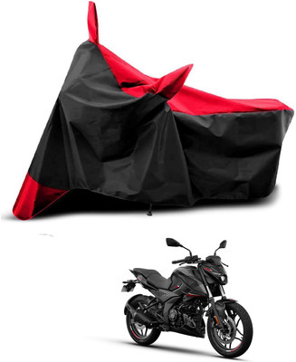 KEDIT Two Wheeler Cover for Bajaj(Pulsar NS200, Red, Black)