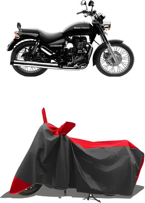 DeepShakshi AUTOMOTIVE Waterproof Two Wheeler Cover for Royal Enfield(Thunderbird 500, Red)