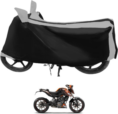 Euro Care Waterproof Two Wheeler Cover for KTM(Duke 200, Silver)