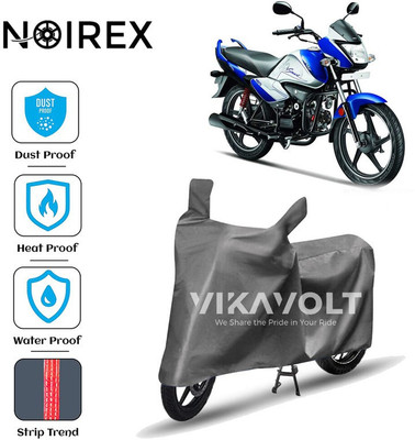 NOIREX Two Wheeler Cover for Hero(Splendor I Smart, Grey)