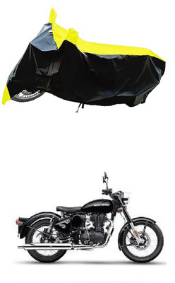 VESMEI Two Wheeler Cover for Royal Enfield(Standard 350, Yellow)