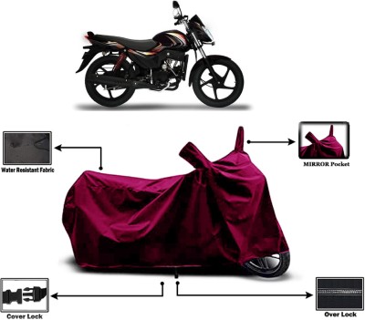 Amexride Two Wheeler Cover for Mahindra(Pantero, Maroon)