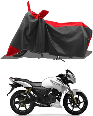 AASHTIK MART Two Wheeler Cover for TVS(Apache RTR 180, Red)