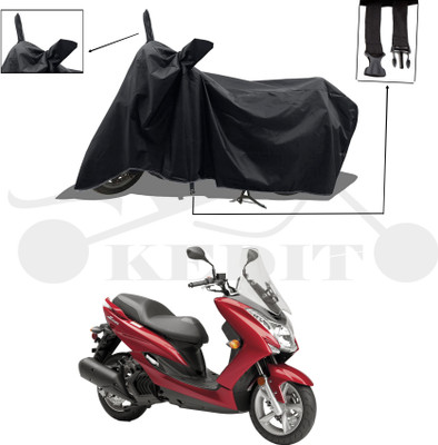 KEDIT Two Wheeler Cover for 22Motors(Black)
