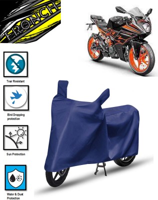 FRONCH Waterproof Two Wheeler Cover for KTM(RC 125, Blue)