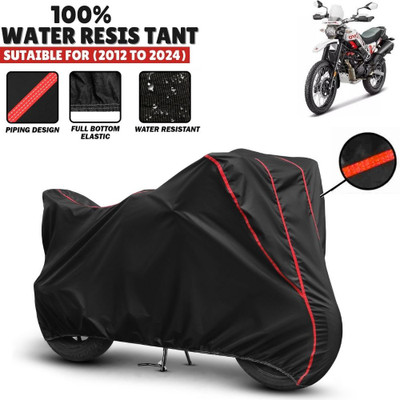 Mwiss Waterproof Two Wheeler Cover for Hero(Xpulse 200T, Black, Red)
