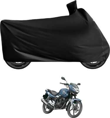MOCKHE Waterproof Two Wheeler Cover for Suzuki(GS 150R, Black)