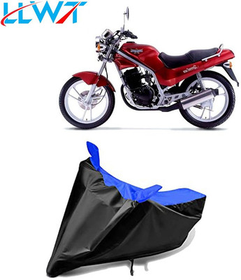 KPIND Waterproof Two Wheeler Cover for Kinetic(GF 125, Black, Blue)