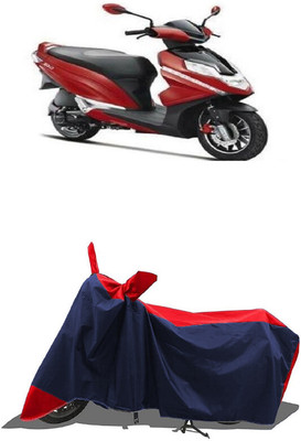 SUGASHRI Waterproof Two Wheeler Cover for Hero(Dare BS6, Red, Blue)
