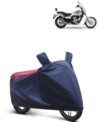 AutoRetail Two Wheeler Cover for Bajaj(Avenger 220 street, Red, Blue)